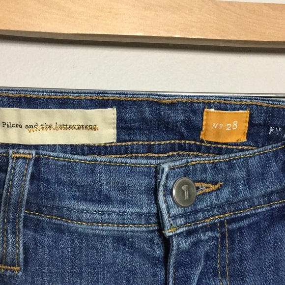 🔥Pilcro and the Letterpress •Hyphen Raw Hem Jeans - Picture 3 of 7